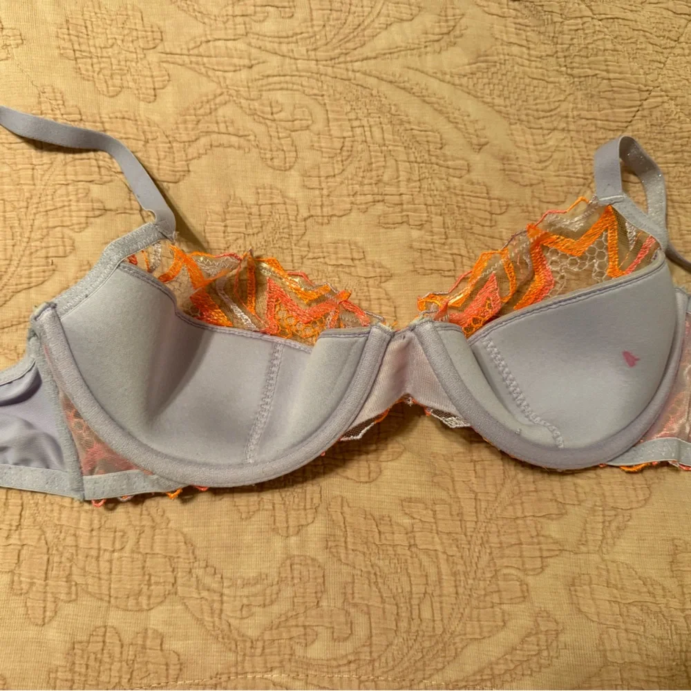 Savage X Fenty shining star unlined demi bra. Size 36C GUC - Picture 3 of 5